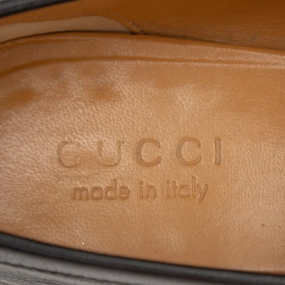 1.2k.$ GUCCI 450853 Men’s GG Marmont Loafers in Black Leather 41.5 EUR US 8.5